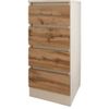 купить Комод Smartex (16018) Т1 50cm Ivory+Stejar Inchis в Кишинёве 