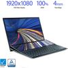 cumpără Laptop 14" ASUS ZenBook Duo 14 UX482EA Blue, Intel i7-1165G7 2.8-4.7Ghz/16GB/SSD 512GB/Intel Iris Xe/WiFi 6 802.11ax/BT5.0/HDMI/HD WebCam/Illum. Keyb/Screen Pad Plus 12.65"/14" Touchscreen IPS LED Backlit FullHD NanoEdge (1920x1080)/Windows10 Pro UX482EA-HY034R în Chișinău 