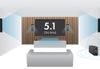 купить Колонки Hi-Fi LitheAudio 5.1 Wireless Surround Sound Cinema Kit With WiSA SoundSend (B-IO1-W-51SS-B) в Кишинёве 