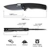 купить Нож походный Sencut S20065-3 Vesperon, mâner Micarta, Liner Lock в Кишинёве 