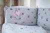 купить Детское постельное белье PernaMea Set lenjerie 8 piese Baby Panda Roz (PM.100262/1) в Кишинёве 