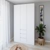 cumpără Dulap Smartex (15886) N16 120cm Alb în Chișinău 