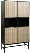 cumpără Dulap de birou Deco Merlin Plus 100x50x184H Oak/Black în Chișinău 