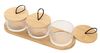 cumpără Container alimentare Florina 3K1171 Mika, sticla, 3x190ml în Chișinău 