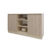 cumpără Comodă Smartex (16248) Т5 120cm Ivory+Stejar Deschis în Chișinău 