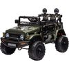 купить Электромобиль Chipolino ELJTFJ252AR SUV Toyota FJ Cruiser army, soft EVA wheels в Кишинёве 
