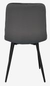 купить Комплект стол и стулья Evelin di Costacurta стол DT 404-6B + 3 стула YTC-080B Dark grey в Кишинёве 