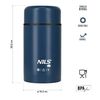 cumpără Termos pentru alimente Nils NC3802 Lunch Thermos 1000ml albastru în Chișinău 