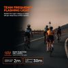 купить Аксессуар для велосипеда Rockbros 24120010001 Lanterna spate pentru bicicleta RO, ROLL OVER в Кишинёве 
