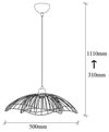 купить Освещение для помещений Trendy Farac-6380, 50x31x50cm в Кишинёве 