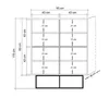 купить Комод Trendy Quantum Solo-Fade 93x115x36cm, multifunctionala (GTR006664) в Кишинёве 