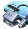 купить Адаптер для мобильных устройств Ugreen 60164 Audio Type-C 3.0 to Type-C 3.0 PD + 3.5mm CM231, Grey в Кишинёве 