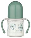 купить "Baby-Nova" Силиконовая бутылочка с широким горлышком и ручками, 150 мл, от 0 до 24 месяцев, медленный поток, без BPA, с дополнительной соской, в Кишинёве 