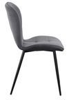 купить Стул Interdepo GIO, Dark Grey Velour в Кишинёве 