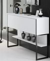 cumpără Masă Trendy Luxe, NegruAlb, 120x80x30cm (GTR005827) în Chișinău 