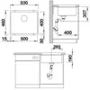 cumpără Chiuvetă bucătărie Blanco ROTAN 500-U (526098) în Chișinău 