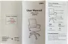 купить Офисное кресло Deli 4502 сетка и обивка, черное в Кишинёве 