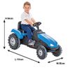 Tractor cu pedale Pilsan Mega Blue 