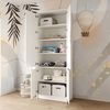 купить Шкаф детский MebelStar LILU 4D 80x40x210 White (MBS-1319) в Кишинёве 