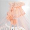 купить Кроватка PernaMea Baldachin Premium Pompom Pudra (PM.101301/2) в Кишинёве 