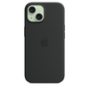 iPhone 15 Silicone Case with MagSafe - Black 