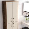 купить Шкаф-пенал Trendy Berlin A-Nuc, Crem 60x200x35cm, multifunctionala (GTR006636) в Кишинёве 