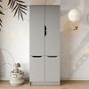 купить Шкаф детский MebelStar LILU 4D 80x40x210 Grey (MBS-1414) в Кишинёве 