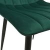 купить Стул Deco DC-90P N56 Catifea Green+Balck Legs в Кишинёве 