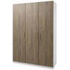 cumpără Dulap Mashtab 12246 FLEXO M5 alb uși Rockfort 1500x530x2200 în Chișinău 