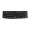 Keyboard Genius KB-117, Spill resistant, Kickstand, Fn Keys, Concave Keycap, Black USB 