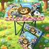 cumpără Set de mobilier pentru copii Richi MIJ (64798) Masa cu scaun Animale, 60x40cm în Chișinău 