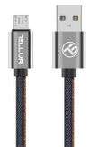 купить Кабель для моб. устройства Tellur TLL155371 Cable USB - Micro USB, Denim, 1m, Blue в Кишинёве 