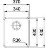 купить Мойка кухонная Franke 122.0204.647 ANX 110-34 в Кишинёве 