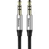 cumpără Cablu telefon mobil Baseus CAM30-CS1 Audio/AUX 3.5mm Male to 3.5mm Male, Nylon Braided,1.0m, Yiven, Black în Chișinău 