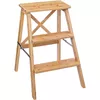 cumpără Scaun 5five 55787 Scara-taburet 3 niveluri 43x43x46.8cm, bambus în Chișinău 