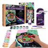 купить Набор для творчества Okto 10054 Tablou 3D cu plastilină aerată Air Clay 30x40сm: Pești Aurii в Кишинёве 