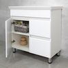 купить Шкаф под умывальник Bayro Urbano Pro под умыв. Isik 850 белый структурный в Кишинёве 