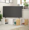 cumpără Comodă TV Trendy Compact, alb, stejar 90x32x92cm în Chișinău 