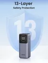 купить Аккумулятор внешний USB (Powerbank) Ugreen 35526B Nexode Flight Approved 12000mAh, Grey в Кишинёве 