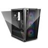 Case ATX Deepcool MATREXX 70 ADD-RGB 3F, w/o PSU, 4x 120mm fans (3x RGB+1x Black), TG, USB3.0, Black 