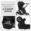 купить Детская коляска Hauck Carucior 2in1 Walk N Care Air Set Black в Кишинёве 
