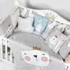 купить Детское постельное белье PernaMea Set lenjerie 8 piese Premium Zoo (PM.105896/5) в Кишинёве 
