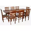 cumpără Set masă și scaune Evelin di Costacurta стол HV-27V Burnish Oak + 8 стульев GLORIA Burnish Oak/Ekea12 Dark Brown în Chișinău 