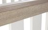 купить Кроватка Tutti Bambini 211037/1135 3 in 1 Modena White & Oak в Кишинёве 