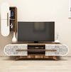 cumpără Comodă TV Trendy Defne, Nuc, Smantana 145x37x35cm în Chișinău 