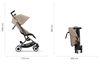купить Детская коляска Cybex 524000211 Libelle, Fog Grey (pliabil ultracompact) в Кишинёве 