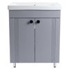 купить Шкаф под умывальник Mashtab 12181 Palma (Sava) cu 2 uși 650x470x850 Gri mat в Кишинёве 
