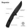 купить Нож походный Sencut S24057-1 Regnator, G10, Liner Lock в Кишинёве 