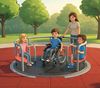 cumpără Teren de joacă PlayPark 4301 Carusel CA-01 în Chișinău 