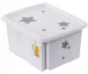cumpără Cutie depozitare Keeeper Stars Nordic White (12241519) 24L для игрушек în Chișinău 